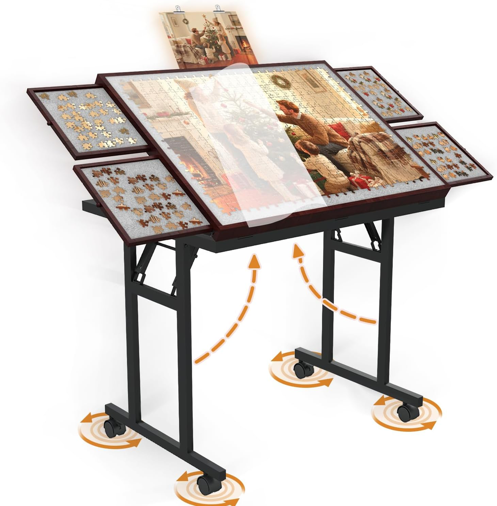 Mesa de rompecabezas elevada