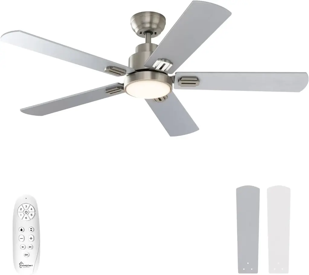 Ventilador de techo 52" 5 aspas