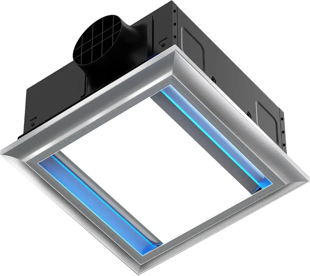 Extractor de baño con luz