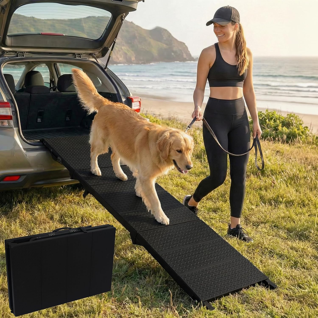 Rampa para perro metalica