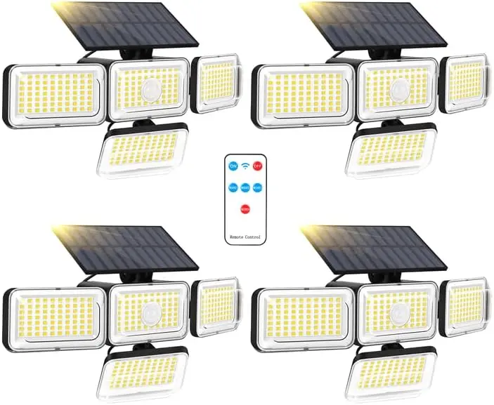 Set de 4 luces solares Mokot
