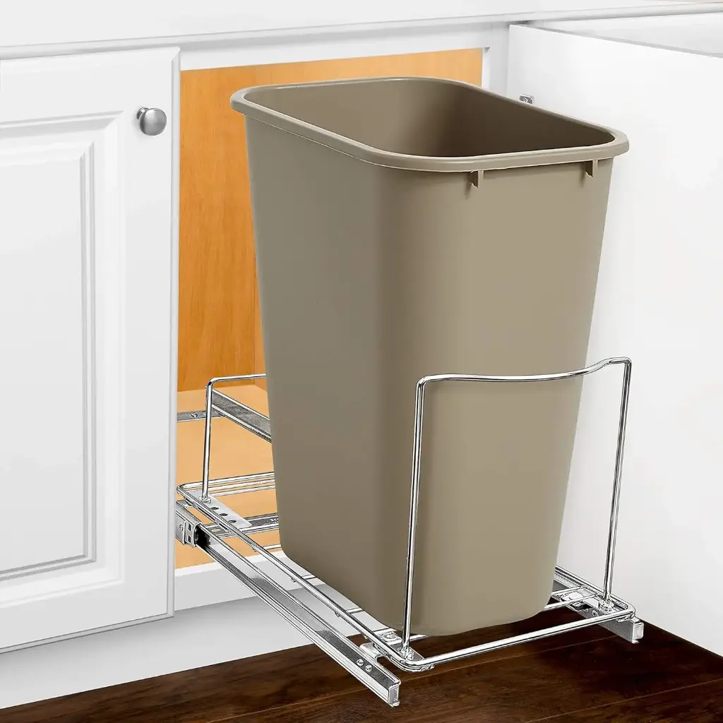 Organizador extraible para basurero