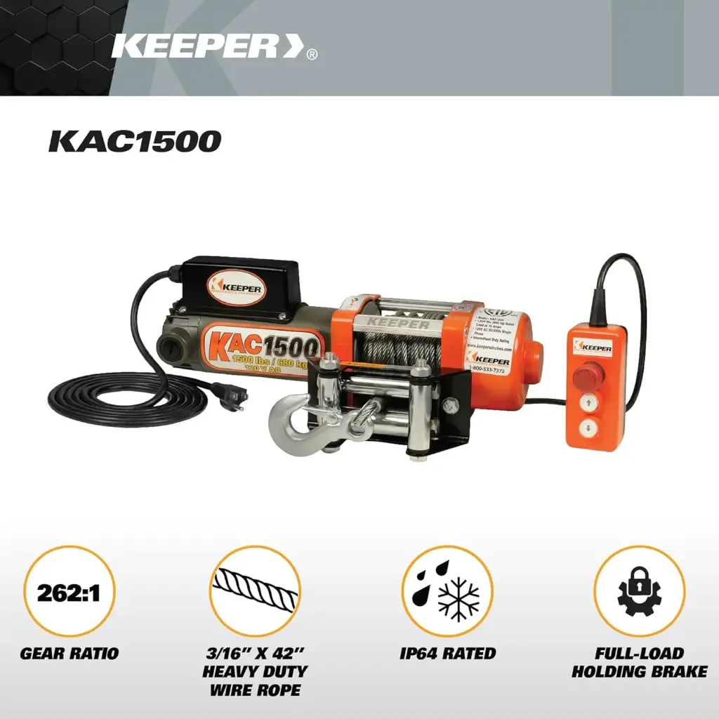 Winch electrico 1500 lb