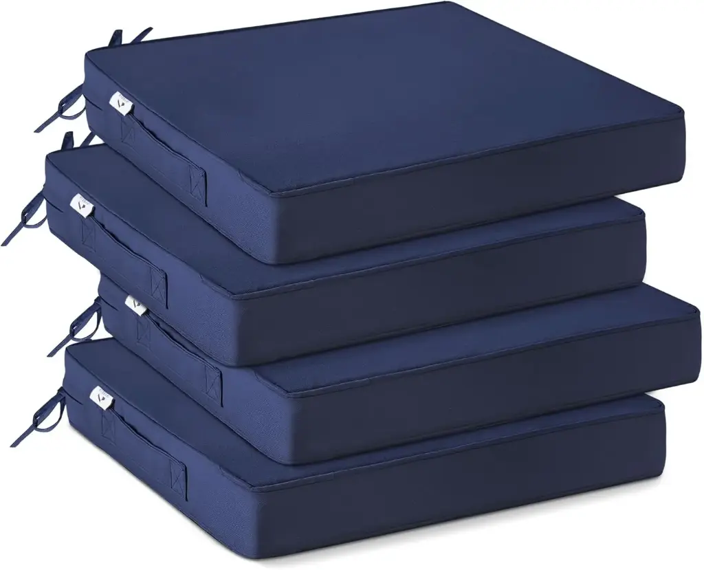 Set de 4 cojines cuadrados