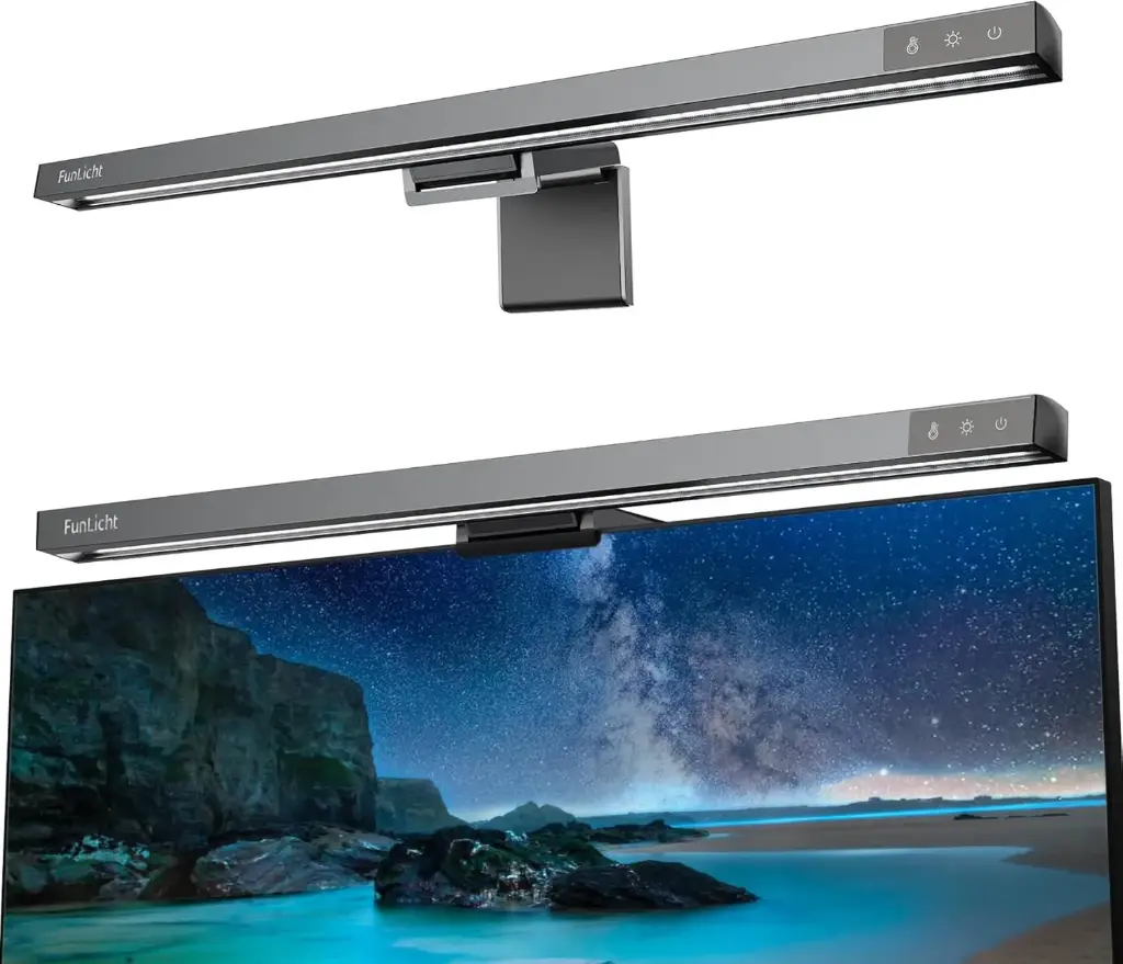 Barra de luz para monitor