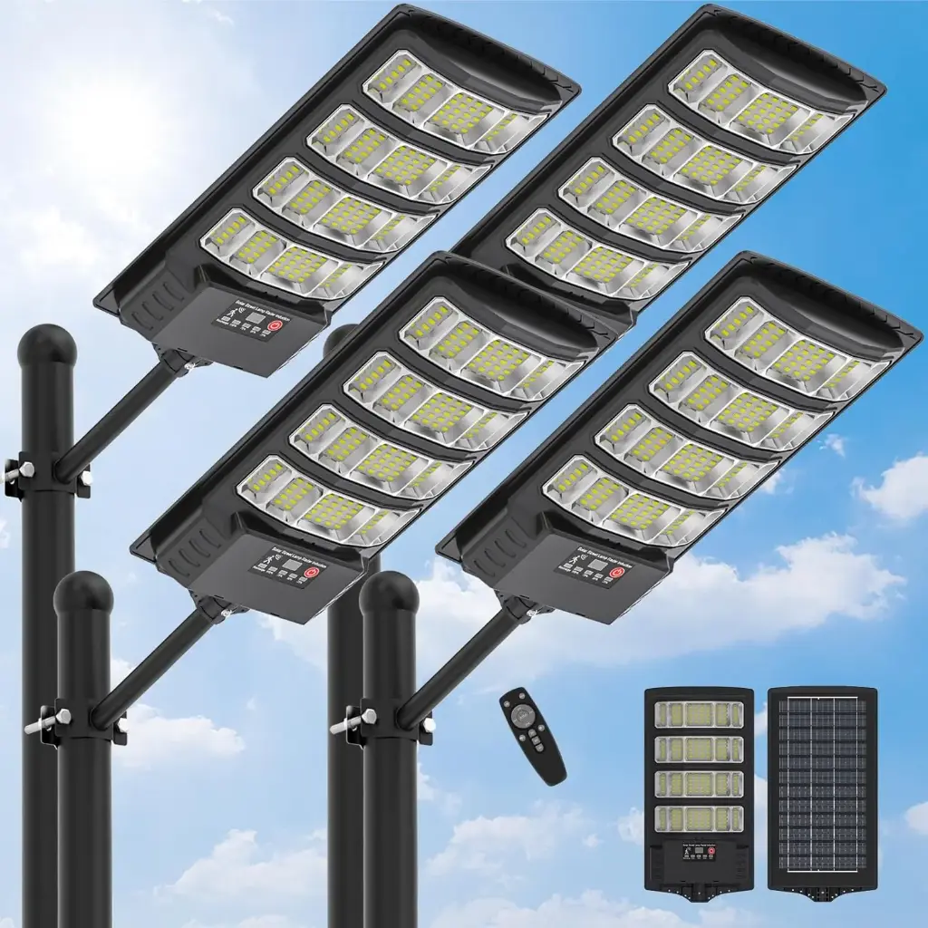 Set de 4 lamparas solares peq