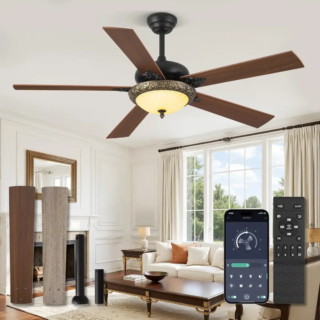 Ventilador de techo 56" 4 aspas