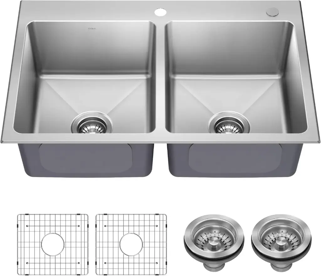Fregadero de cocina doble