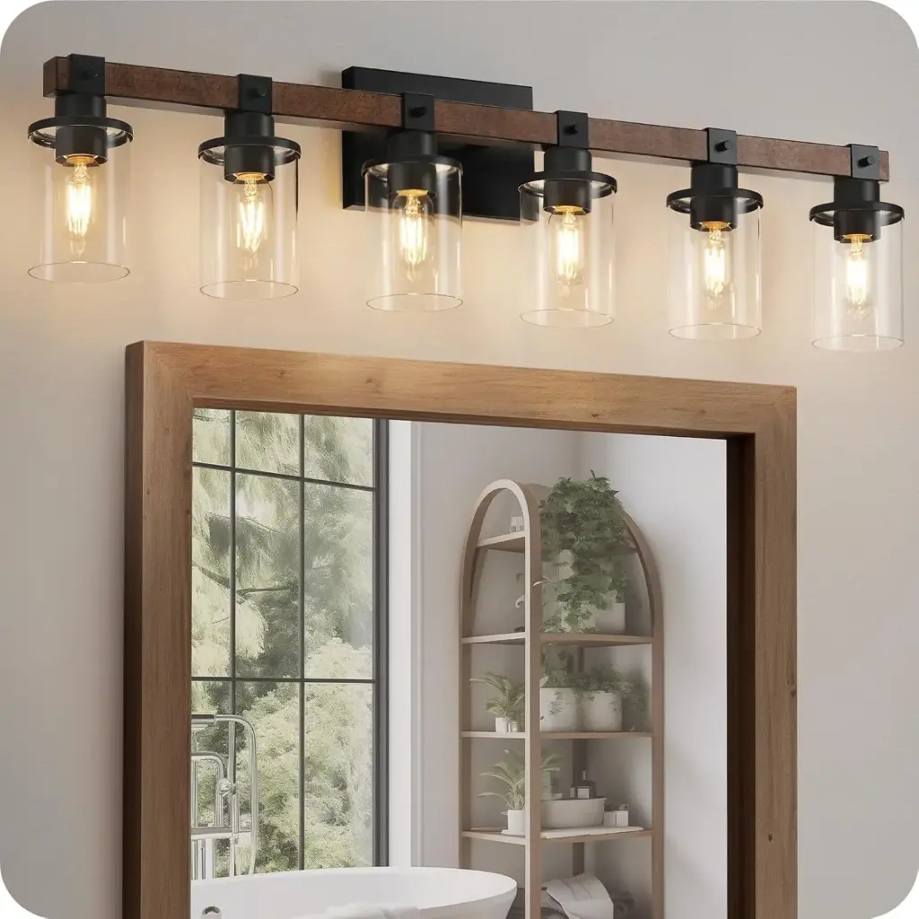 Lampara de pared 6 luces