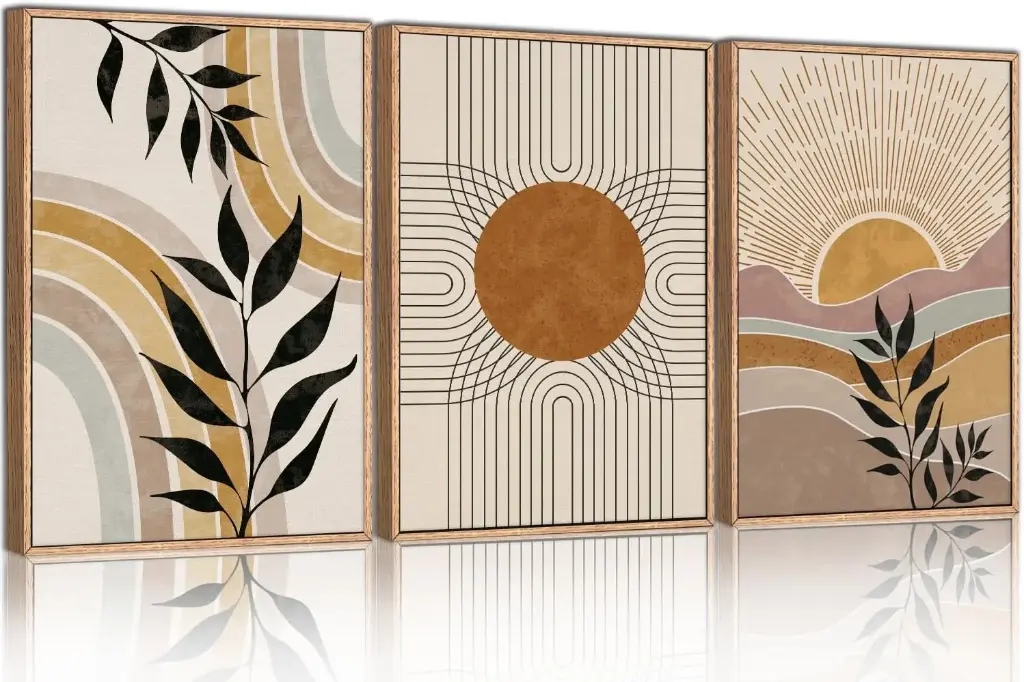 Set de 3 cuadros decorativos grandes