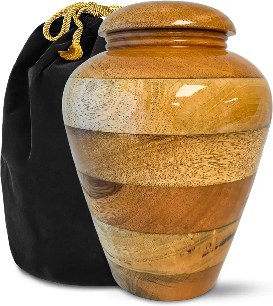 Urna de cenizas de madera