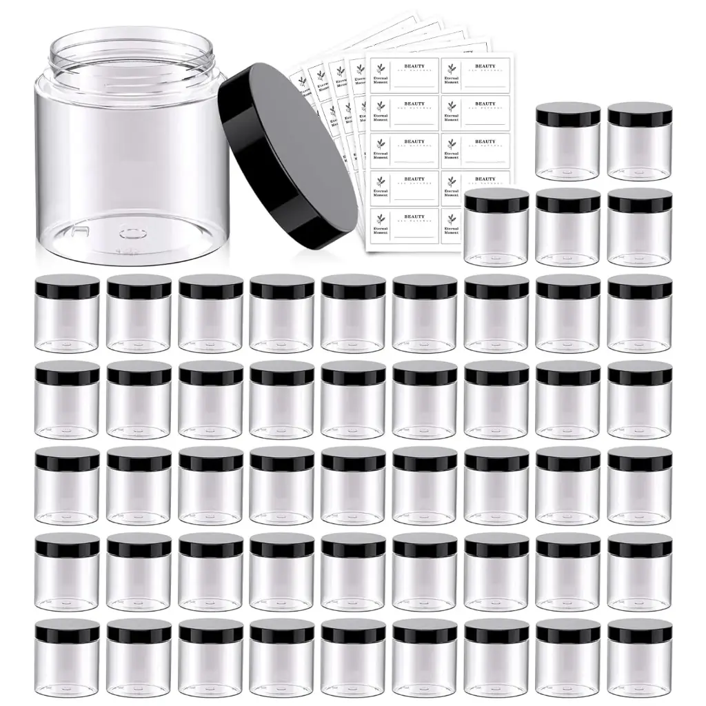 Recipientes de plastico 4oz 50 Pcs