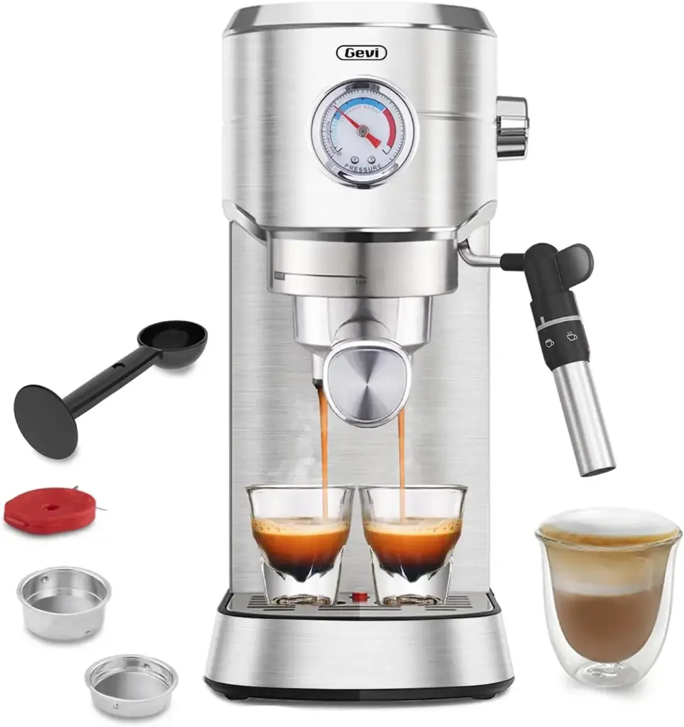 Maquina de espresso Gevi 20 bares