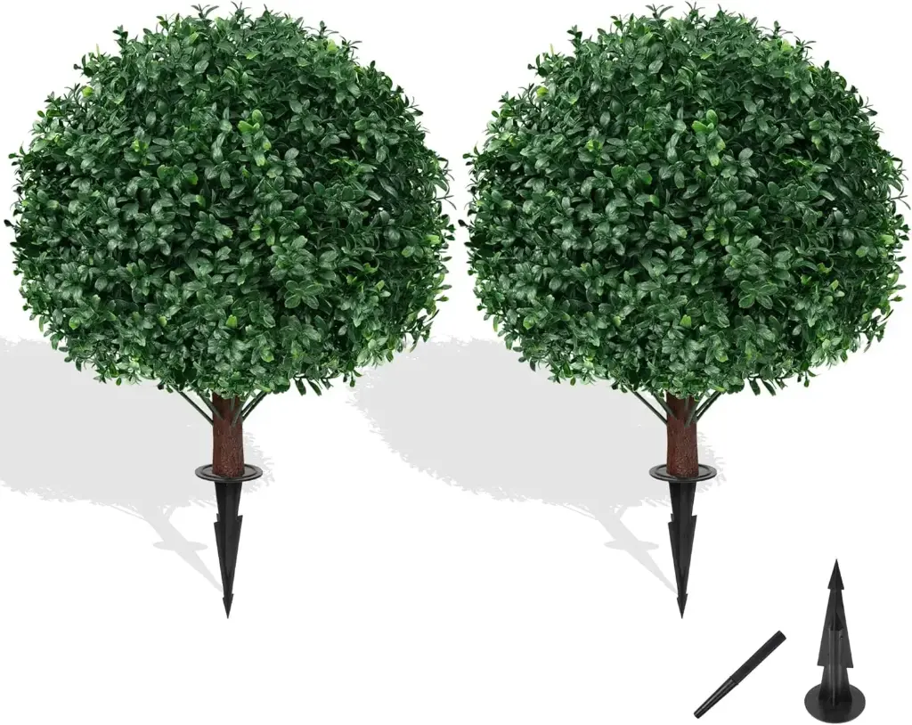Plantas decorativas de estaca 2 Pcs