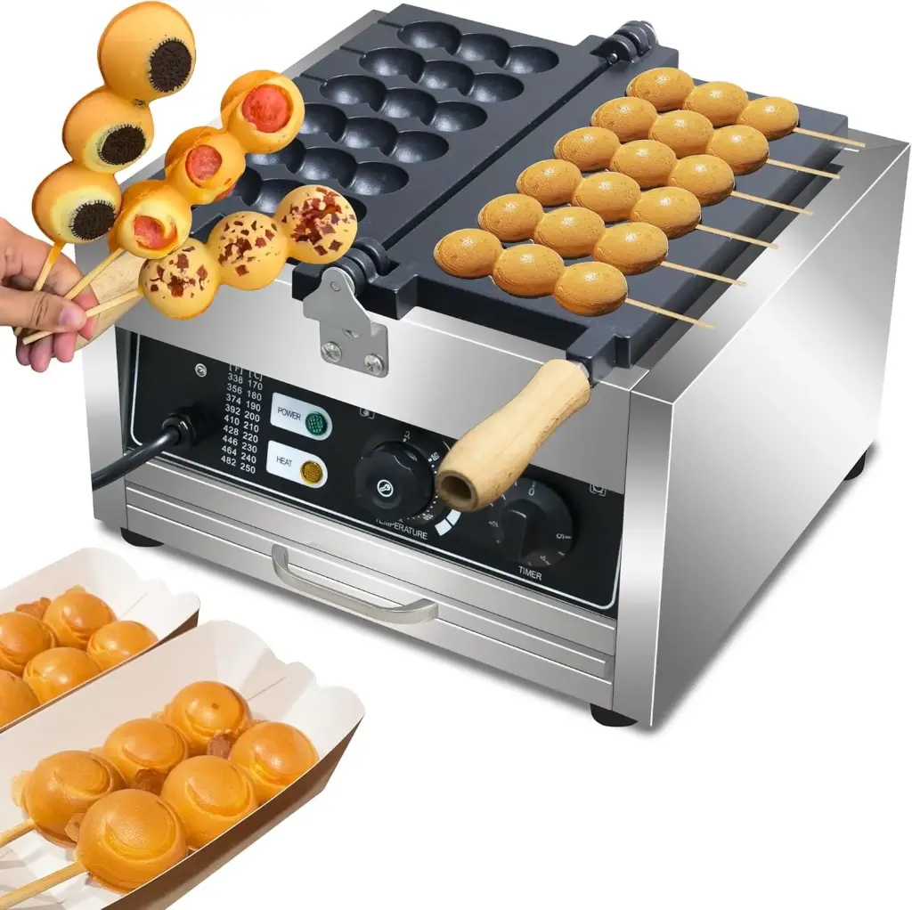 Maquina de brochetas de Gofre
