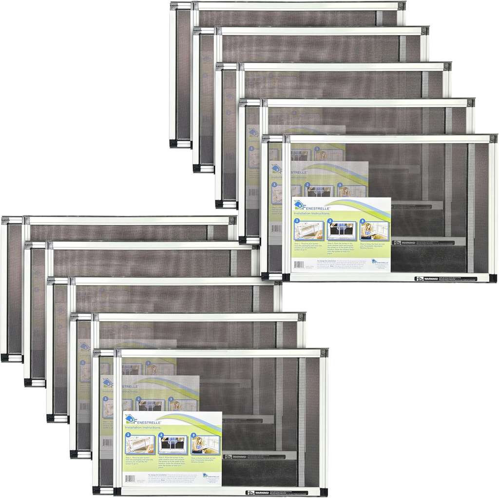 Mosquiteros de ventana 10 Pcs