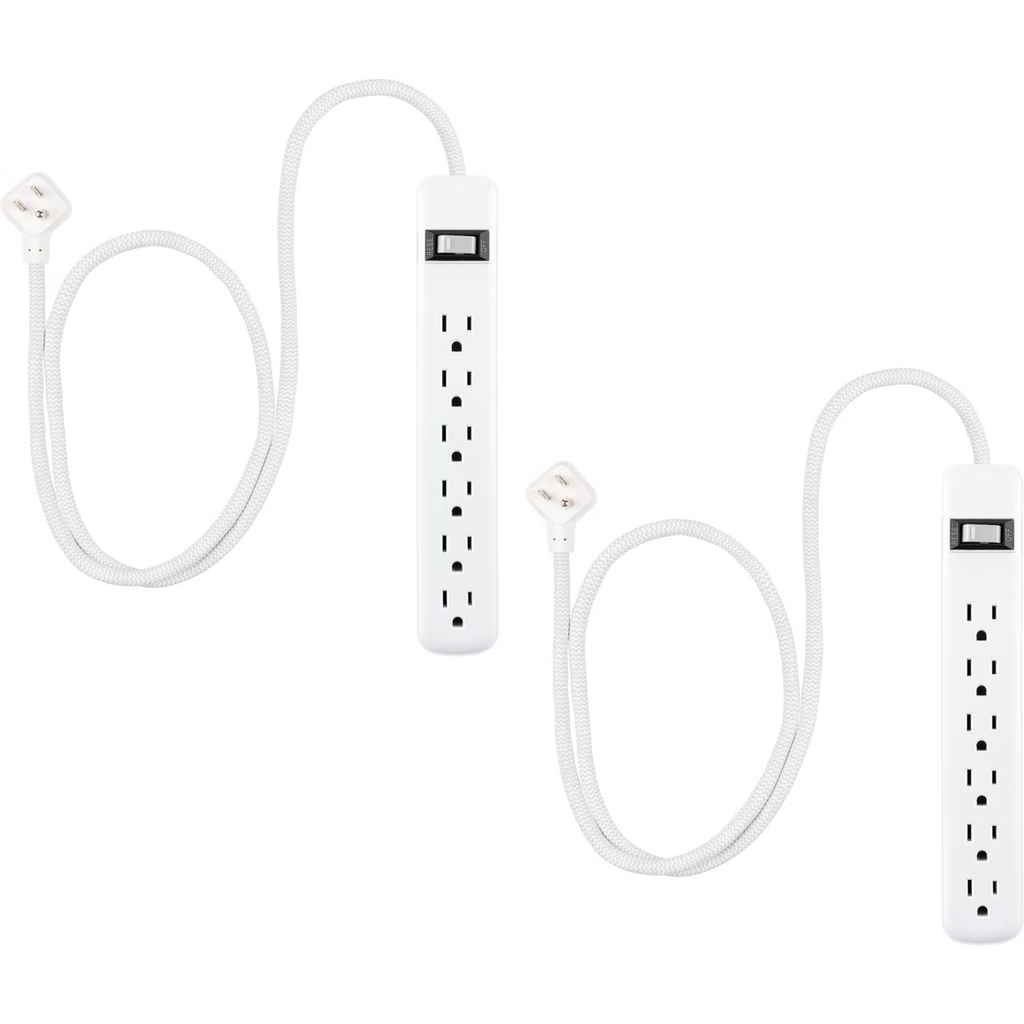 Regletas GE 6 puertos 2 Pcs