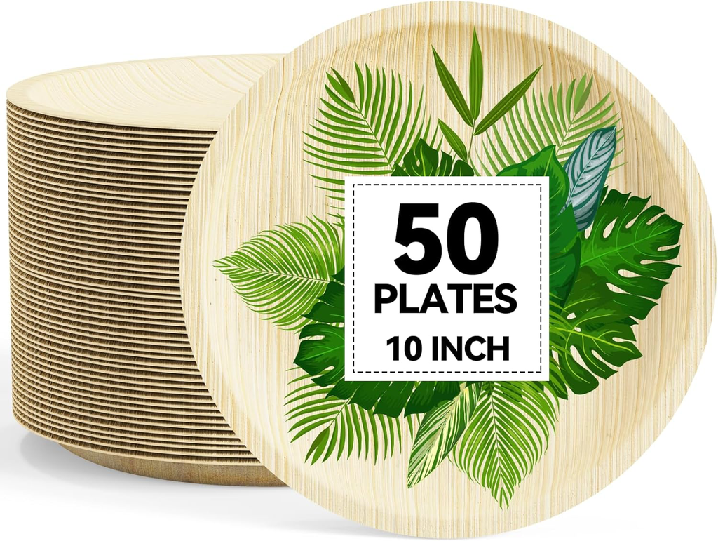 Platos de palma 50 Pcs
