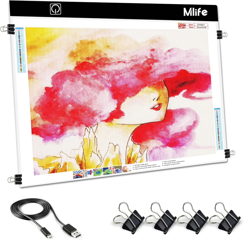 Tablero de luz led para pintura Mlife A2