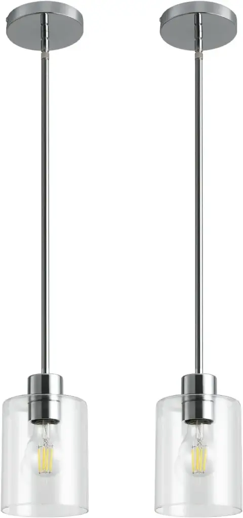 Lamparas colgantes 12" 2 Pcs