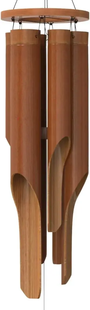 Campanilla de viento de bambu