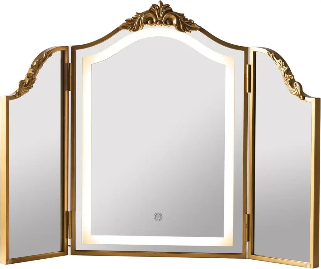 Espejo vintage con luz 16"x20"