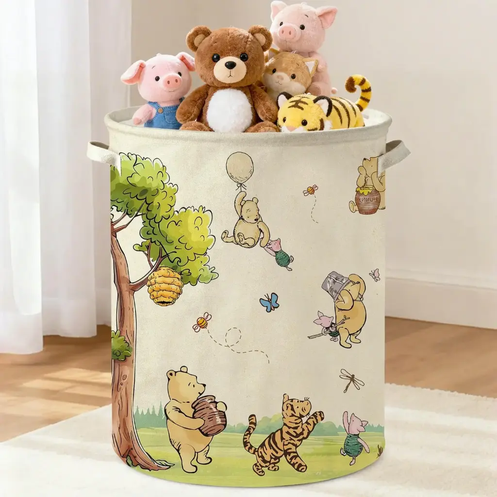Cesta de tela para juguetes