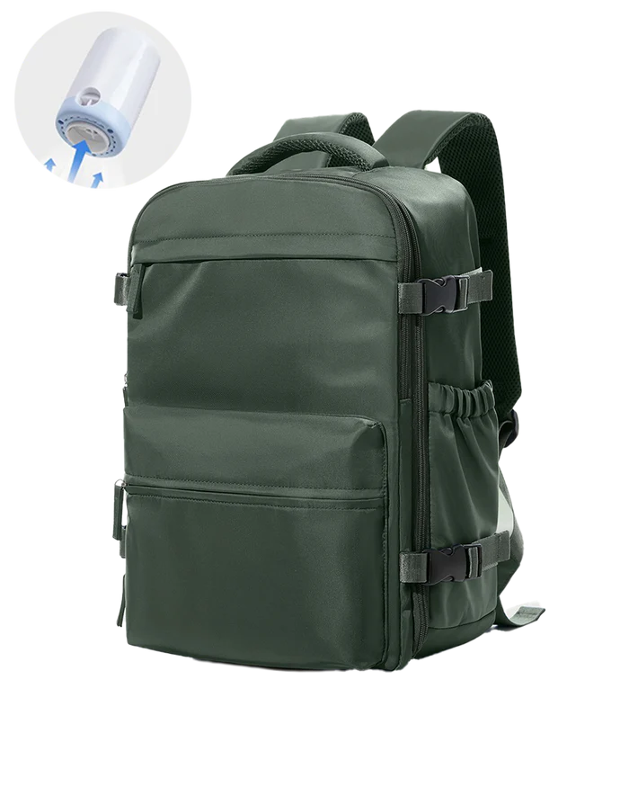 Mochila con sistema de vacio