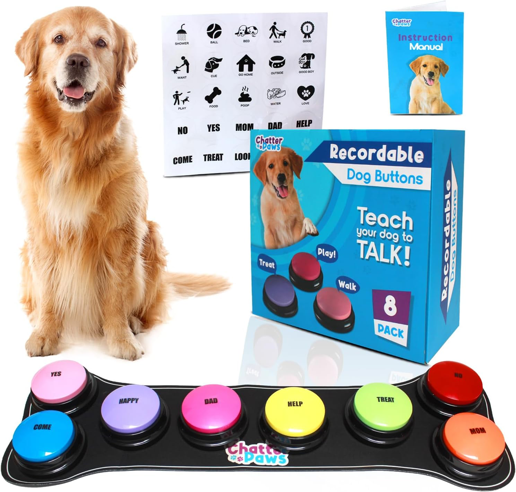 Botones de comunicacion para perros