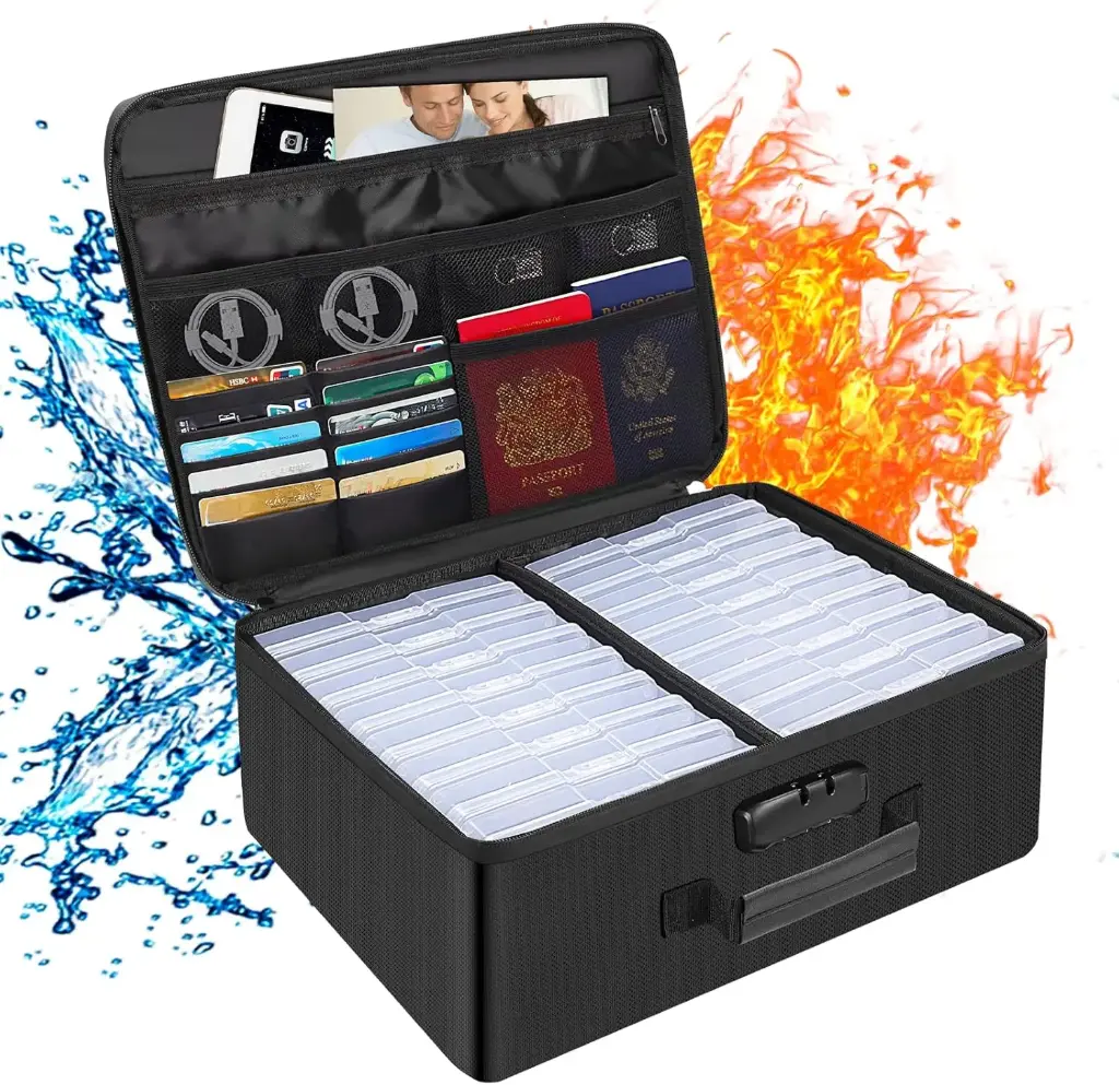 Caja de almacenamiento con cerradura