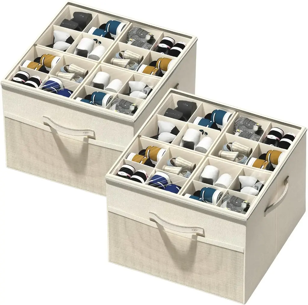 Cajas organizadoras de zapatos 2 Pcs