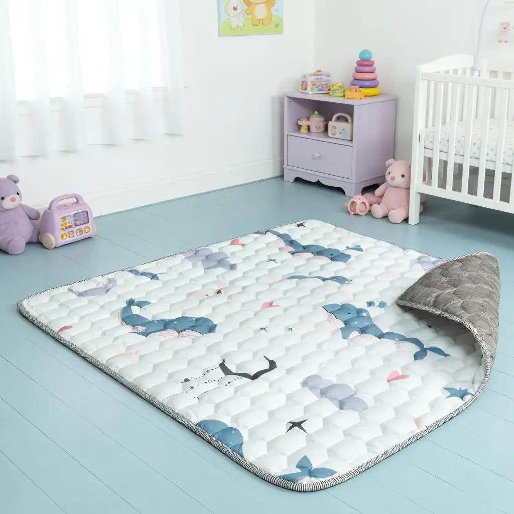Alfombra de juegos para bebe 50"x50"