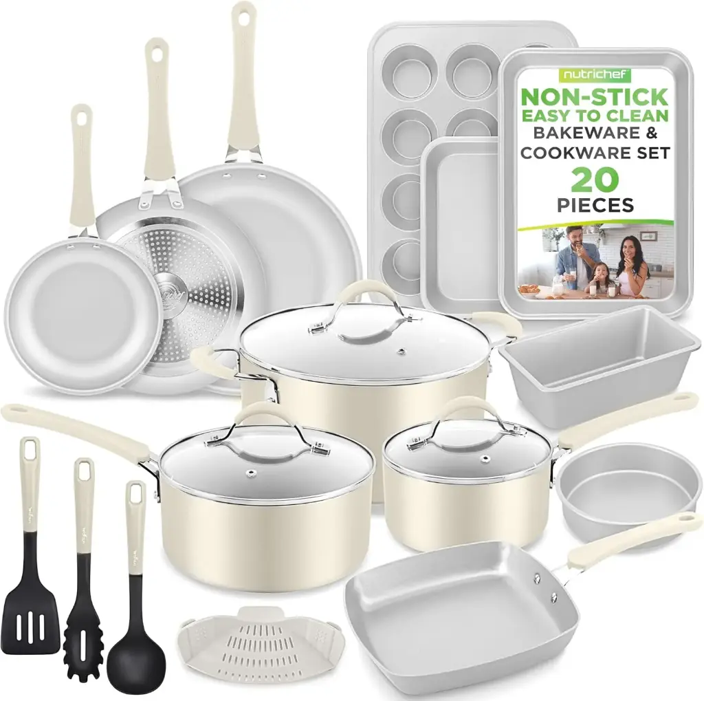 Juego de ollas 20 Pcs Nutrichef