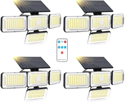 Set de 4 luces solares Mokot