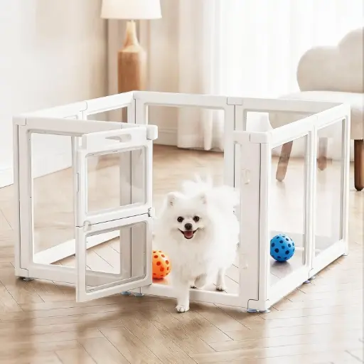 Encierro acrilico para mascotas 8Pcs