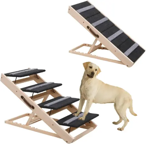 Escalera y rampa para perro