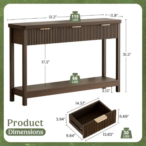 Mesa de consola 51"