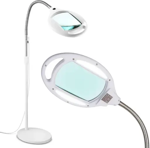 Lampara de pie Led con aumento