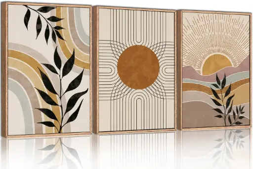 Set de 3 cuadros decorativos grandes