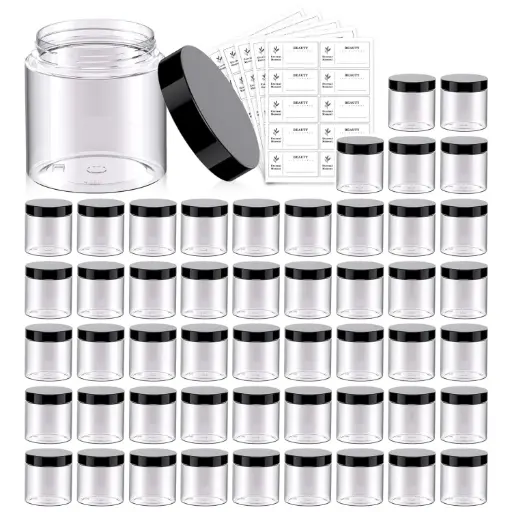 Recipientes de plastico 4oz 50 Pcs