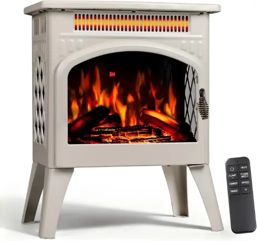Chimenea electrica de piso 21"