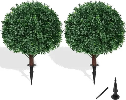 Plantas decorativas de estaca 2 Pcs