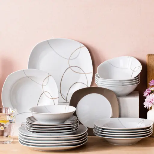 Vajilla de porcelana 24 Pcs