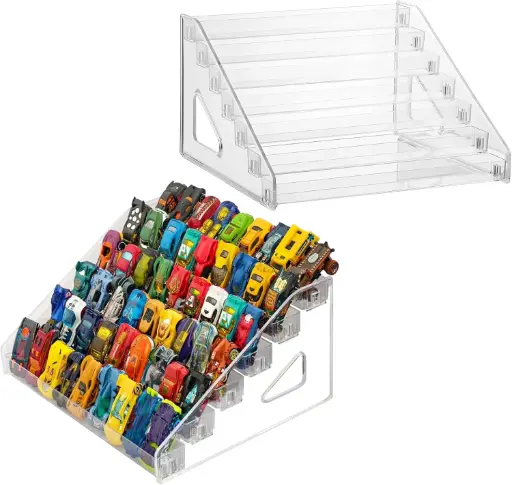 Soporte acrilico para carritos