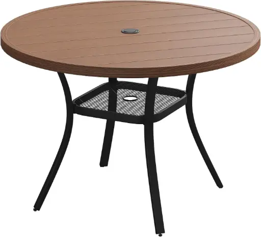 Sobre de mesa de exterior