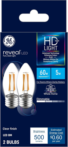Bombillos GE Reveal 2 Pcs