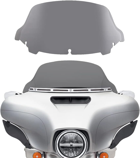 Visera cortavientos de moto