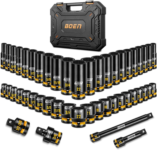 Llaves de impacto 74 Pcs