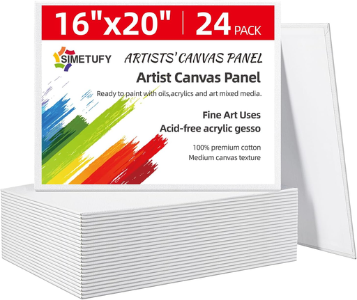 Lienzos 16"x20" 24 Pcs