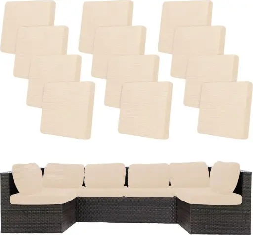 Fundas para cojines elasticas 12 Pcs